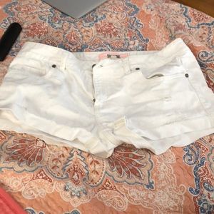 White Victoria Secret Shorts